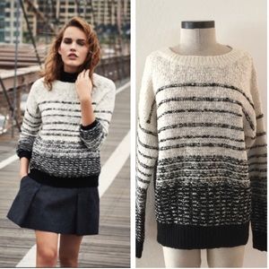 VINCE black striped sweater